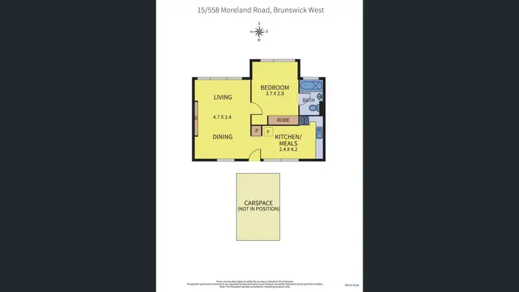 Floorplan of Homely apartment listing, 18/558 Moreland Road, Brunswick West VIC 3055