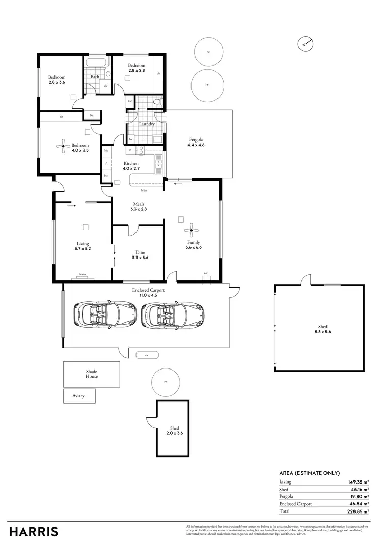 Floorplan of Homely house listing, 28 Langhorne Creek Road, Strathalbyn SA 5255