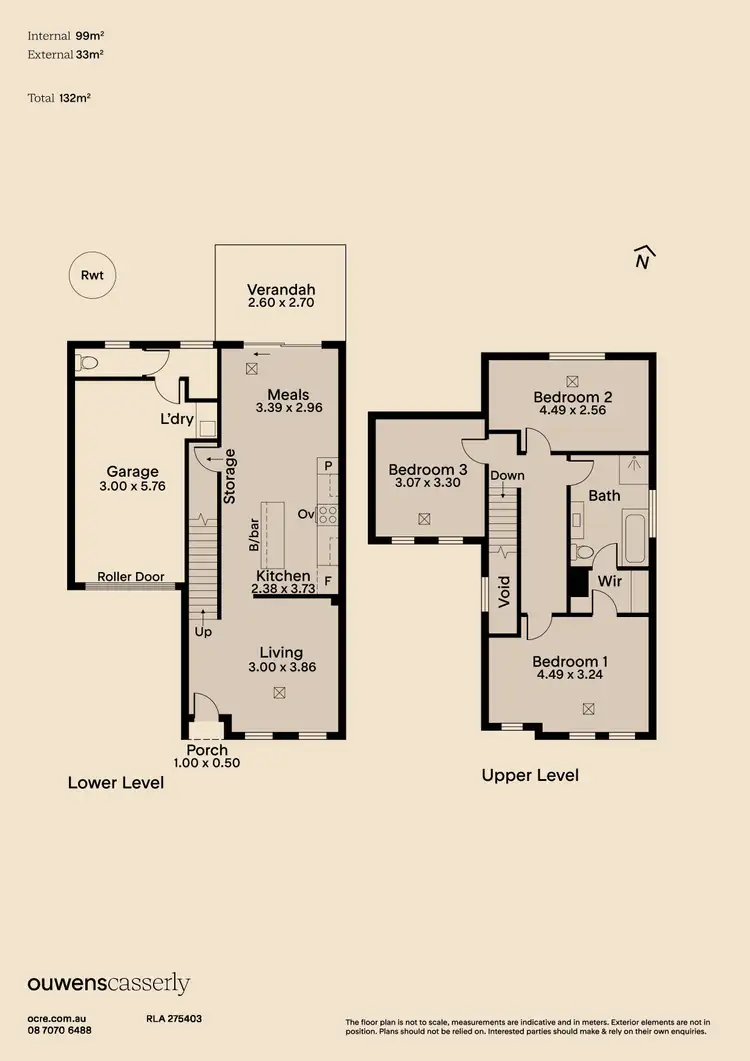 Floorplan of Homely townhouse listing, 7/1111 North East Road, Ridgehaven SA 5097