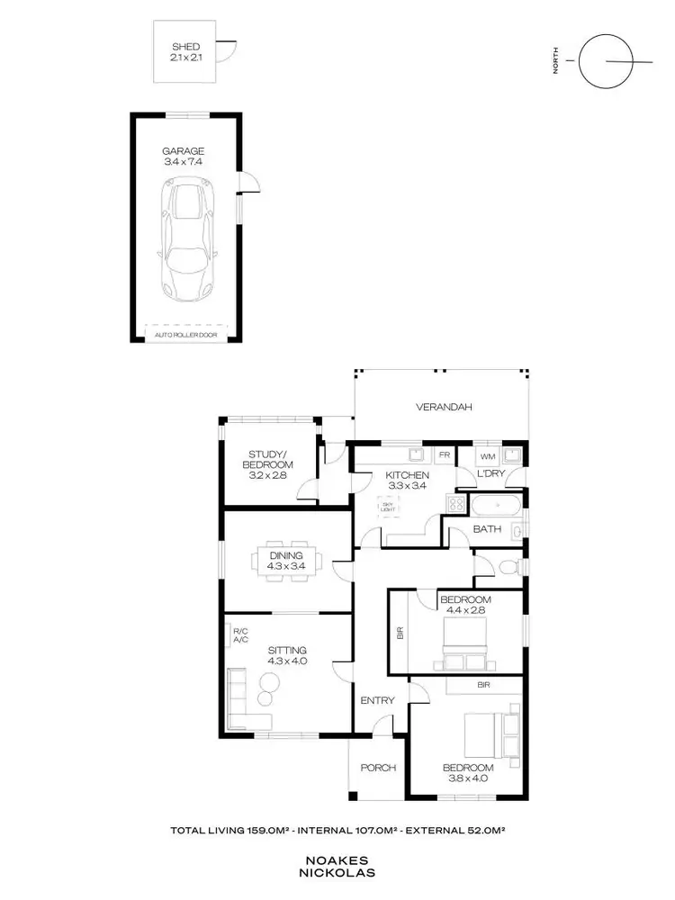 Floorplan of Homely house listing, 100 Sydney Street, Glenunga SA 5064