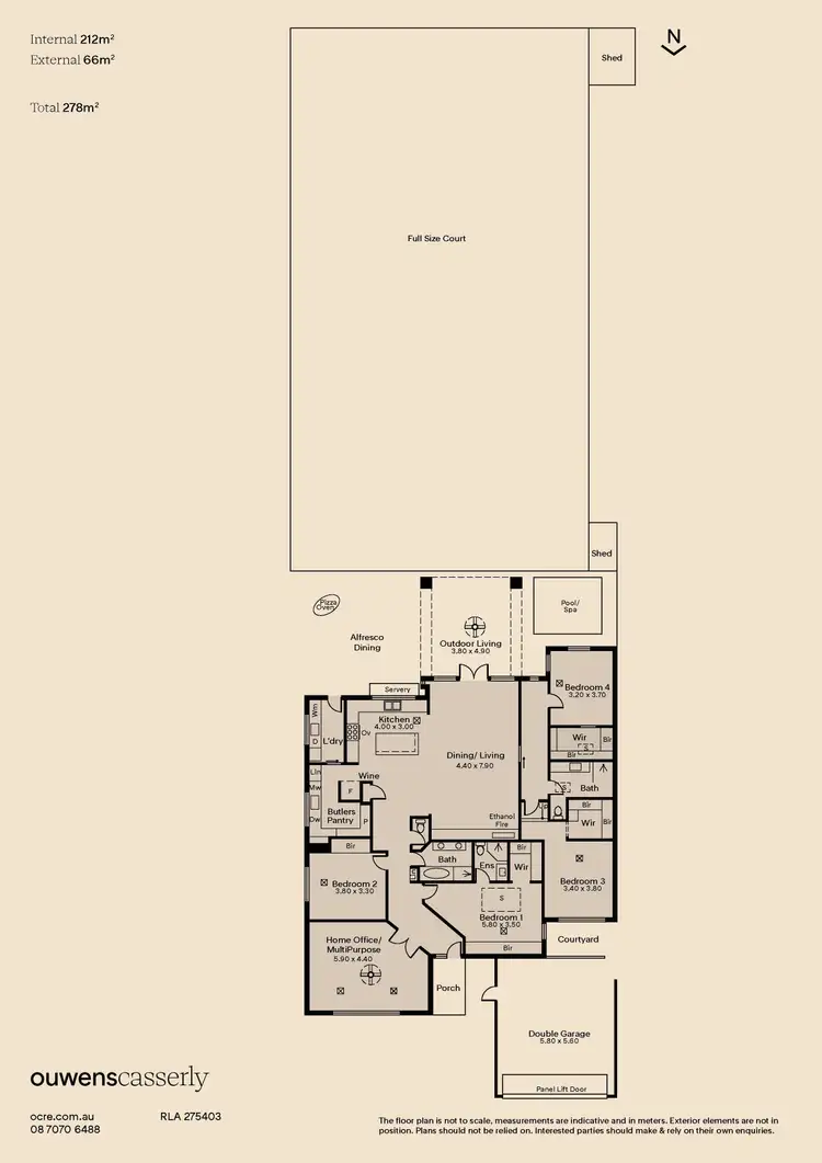 Floorplan of Homely house listing, 74 Stanley Street, Erindale SA 5066