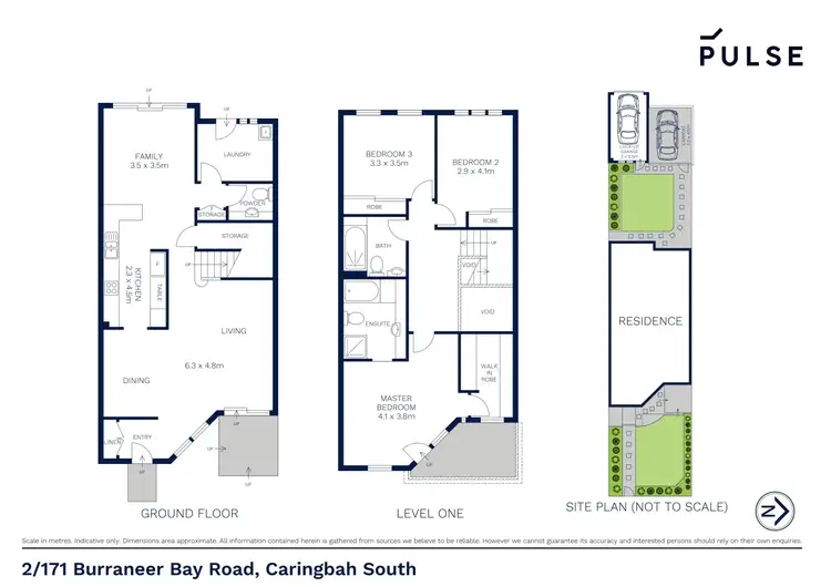 Floorplan of Homely townhouse listing, 2/171 Burraneer Bay Road, Caringbah South NSW 2229