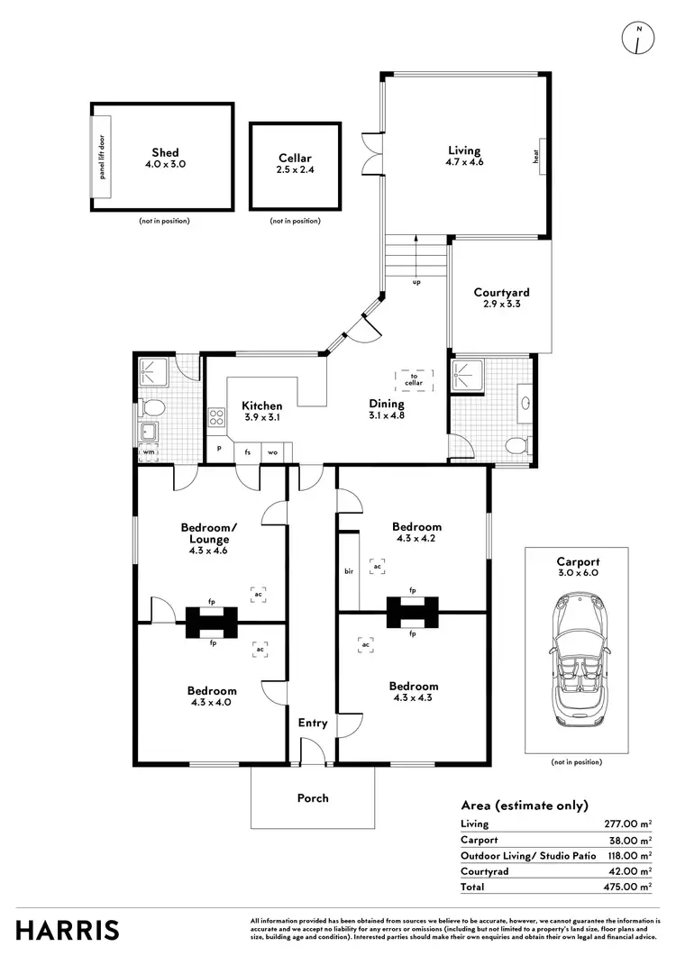 Floorplan of Homely house listing, 19 Miller Street, Unley SA 5061