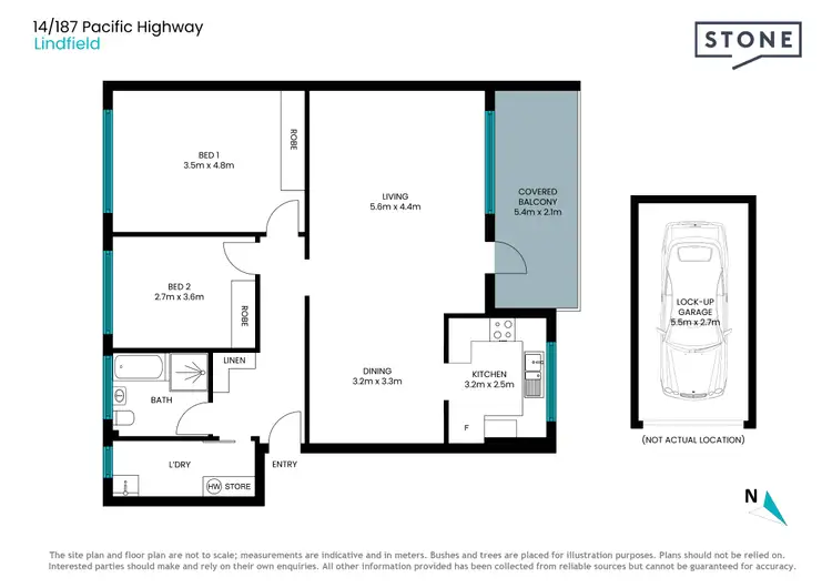 Floorplan of Homely apartment listing, 14/187 Pacific Highway, Lindfield NSW 2070