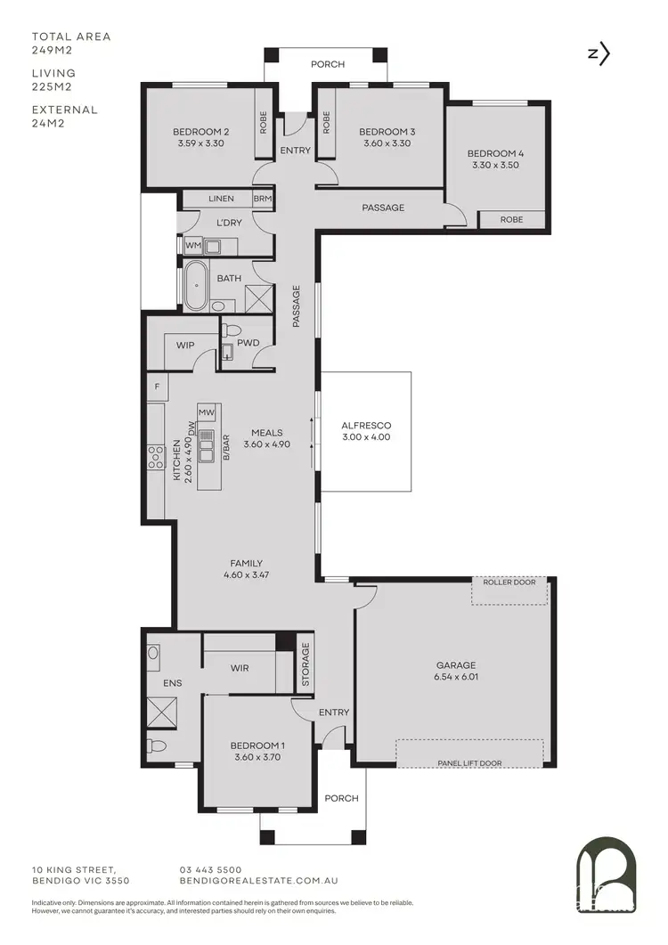 Floorplan of Homely house listing, 7 Leist Street, Huntly VIC 3551