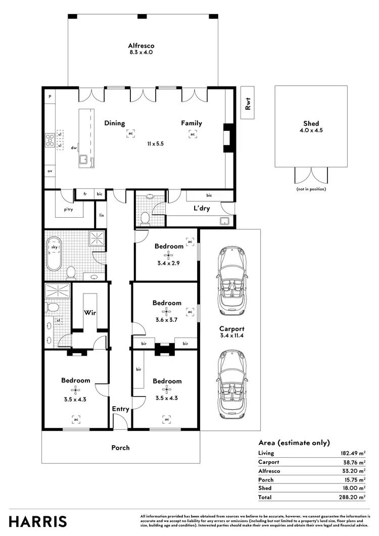 Floorplan of Homely house listing, 17 Montpelier Street, Parkside SA 5063