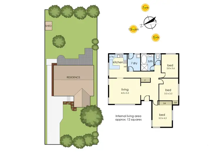 Floorplan of Homely house listing, 6 Lardner Road, Frankston VIC 3199