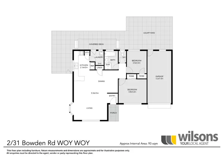 Floorplan of Homely villa listing, 2/31 Bowden Road, Woy Woy NSW 2256