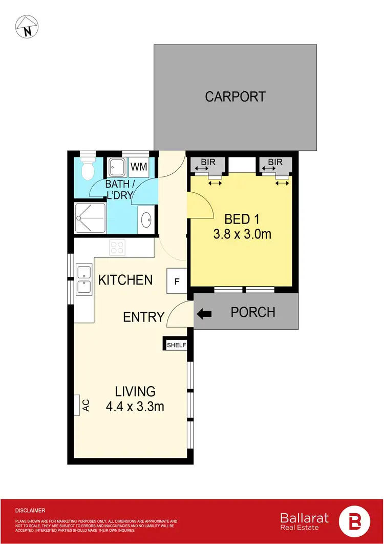 Floorplan of Homely unit listing, 2/2 Nightingale Street, Newington VIC 3350