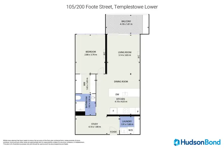 Floorplan of Homely apartment listing, 105/200 Foote Street, Templestowe VIC 3106