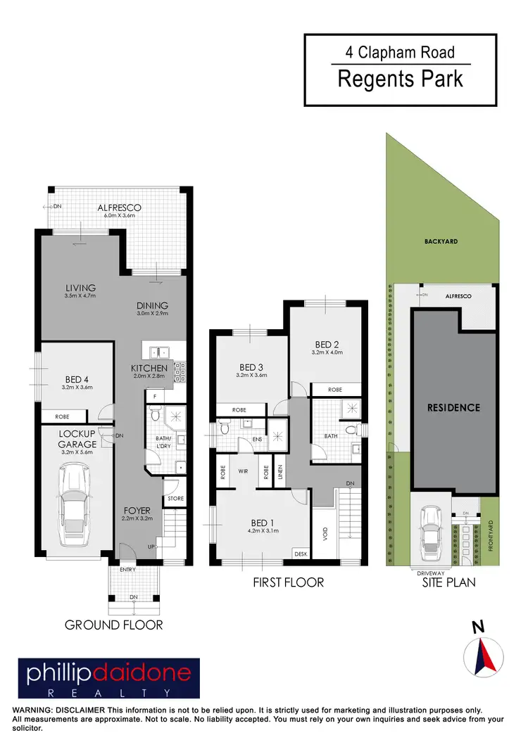 Floorplan of Homely house listing, 4 Clapham Road, Regents Park NSW 2143
