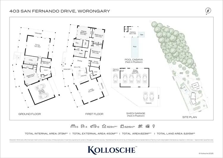 Floorplan of Homely house listing, 403 San Fernando Drive, Worongary QLD 4213