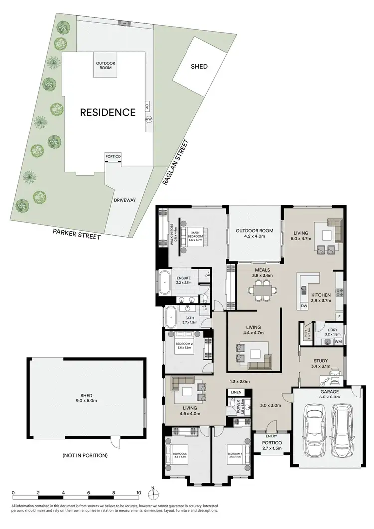 Floorplan of Homely house listing, 23 Parker Street, Miners Rest VIC 3352