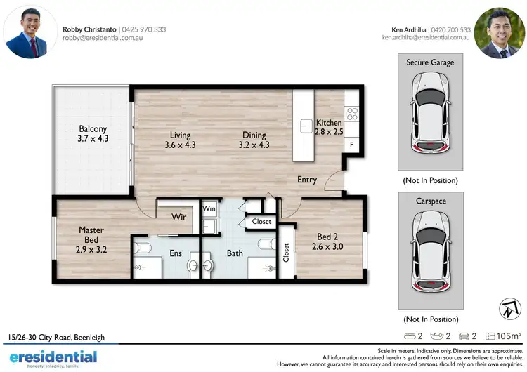 Floorplan of Homely unit listing, 15/26-30 City Road, Beenleigh QLD 4207