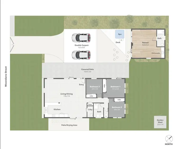 Floorplan of Homely house listing, 3 Moondarra Street, Chapel Hill QLD 4069