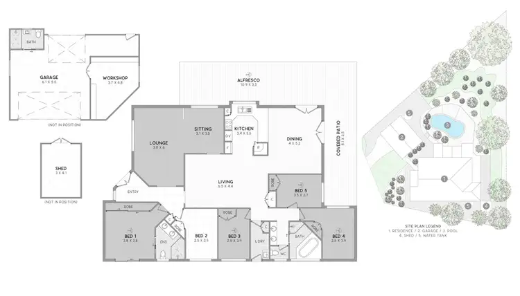 Floorplan of Homely house listing, 9 Redgum Close, Bellbowrie QLD 4070