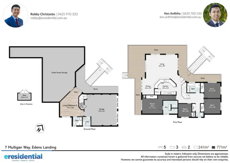 Floorplan of Homely house listing, 7 Mulligan Way, Edens Landing QLD 4207