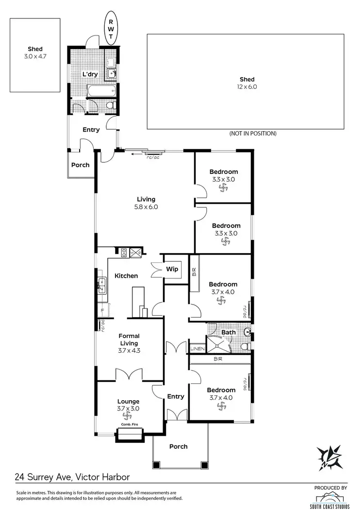 Floorplan of Homely house listing, 24 Surrey Avenue, Victor Harbor SA 5211
