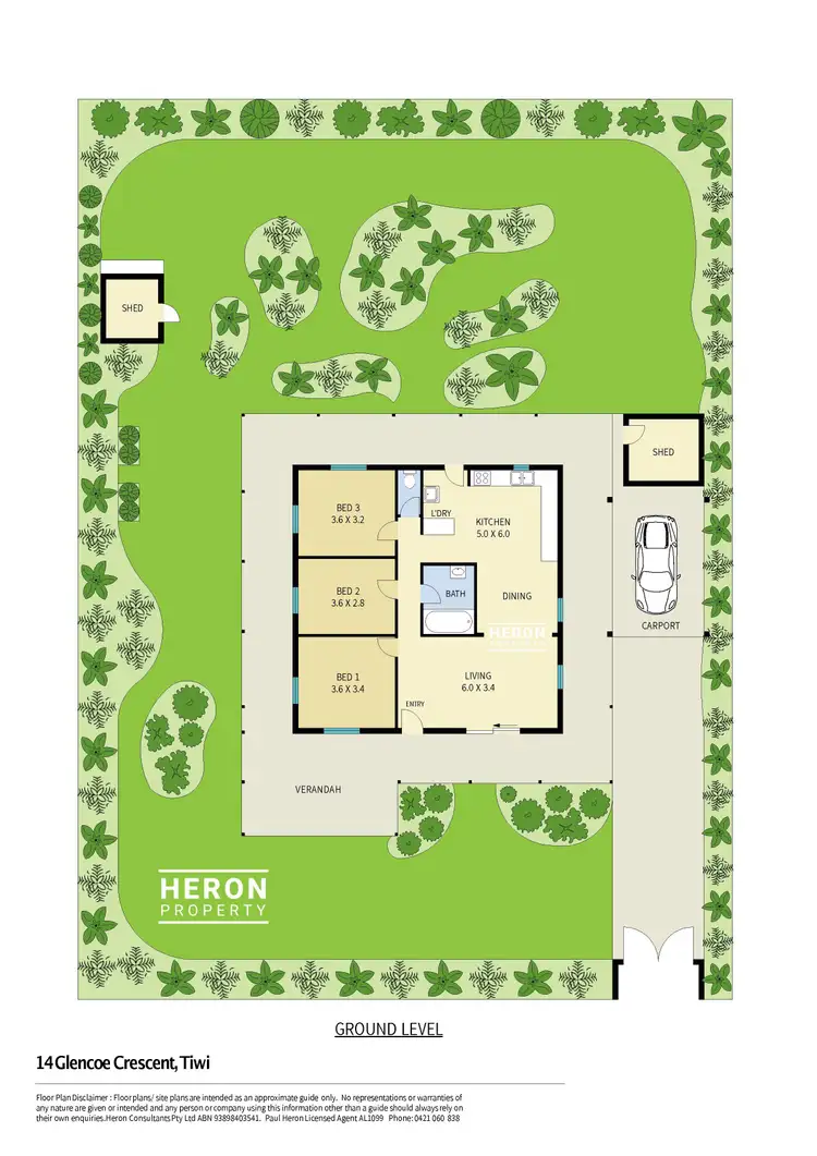 Floorplan of Homely house listing, 14 Glencoe Crescent, Tiwi NT 810