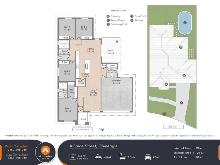 Floorplan of Homely house listing, 4 Bruce Street, Gleneagle QLD 4285
