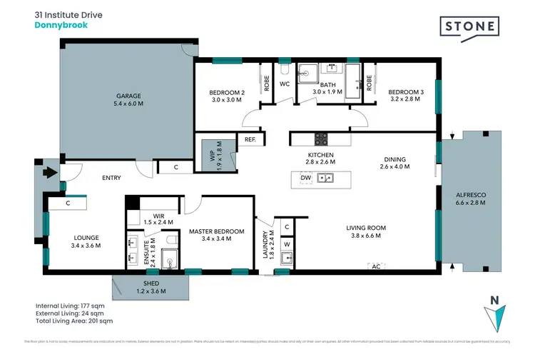 Floorplan of Homely house listing, 31 Institute Drive, Donnybrook VIC 3064