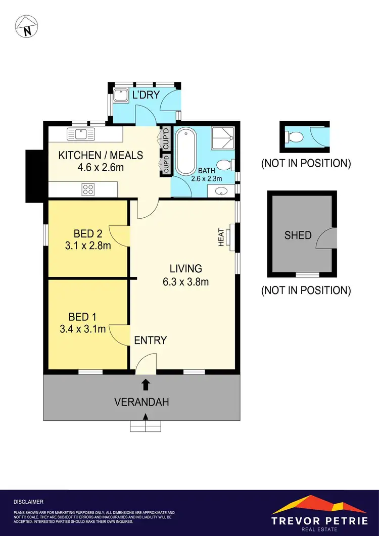 Floorplan of Homely house listing, 16 Nightingale Street, Newington VIC 3350