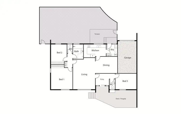 Floorplan of Homely house listing, 9 Mair Place, Curtin ACT 2605
