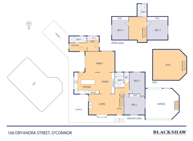 Floorplan of Homely house listing, 166 Dryandra Street, O'connor ACT 2602