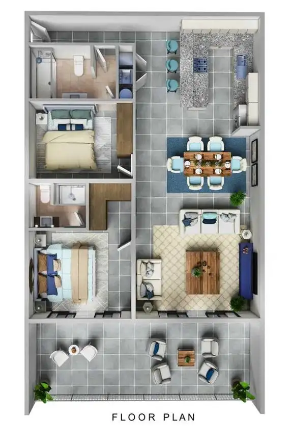 Floorplan of Homely unit listing, 49/21 Shute Harbour Road, Cannonvale QLD 4802