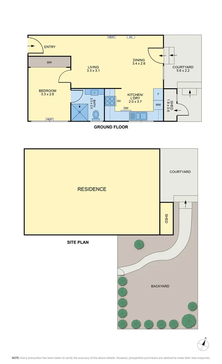 Floorplan of Homely unit listing, 4/30 Richardson Street, Essendon VIC 3040