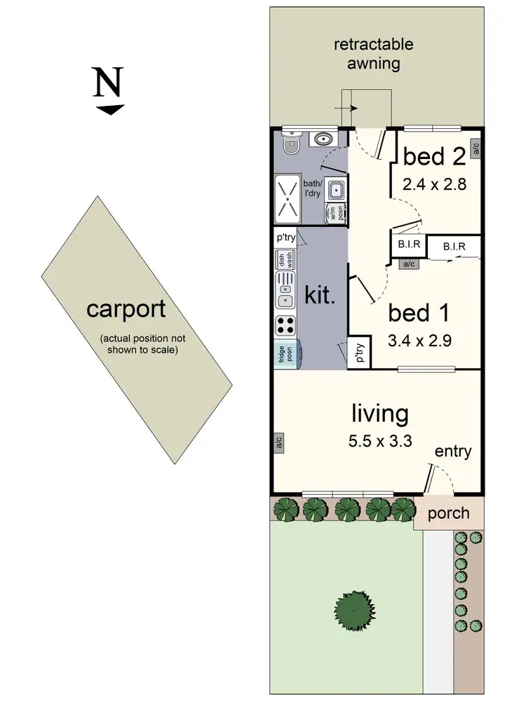 Floorplan of Homely unit listing, 3/2 Summit Road, Lilydale VIC 3140