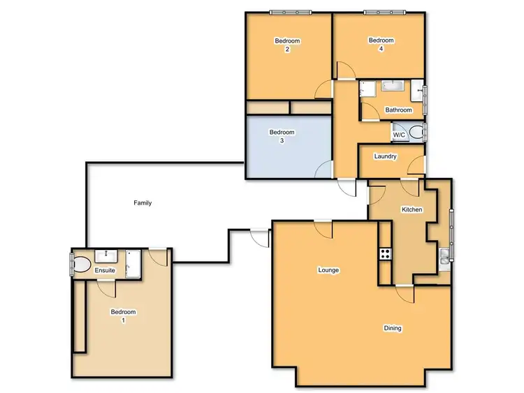 Floorplan of Homely house listing, 4 Wynter Place, Hughes ACT 2605
