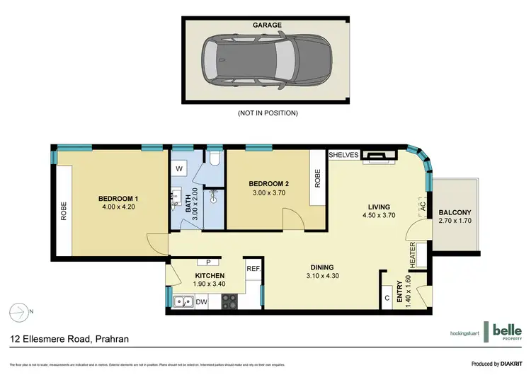 Floorplan of Homely apartment listing, 6/12 Ellesmere Road, Prahran VIC 3181