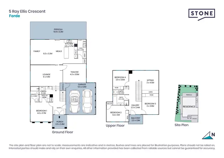 Floorplan of Homely house listing, 5 Ray Ellis Crescent, Forde ACT 2914