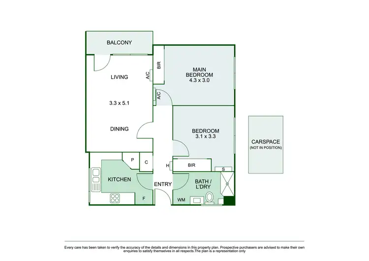 Floorplan of Homely apartment listing, 17/844 Malvern Road, Armadale VIC 3143