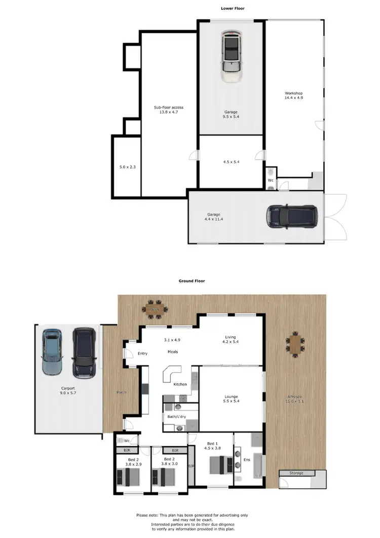 Floorplan of Homely house listing, 72 Michelle Drive, Kiewa VIC 3691