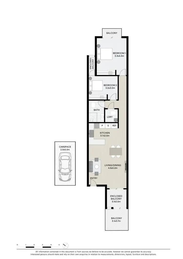 Floorplan of Homely unit listing, 2/57-61 Penelope Lucas Lane, Rosehill NSW 2142