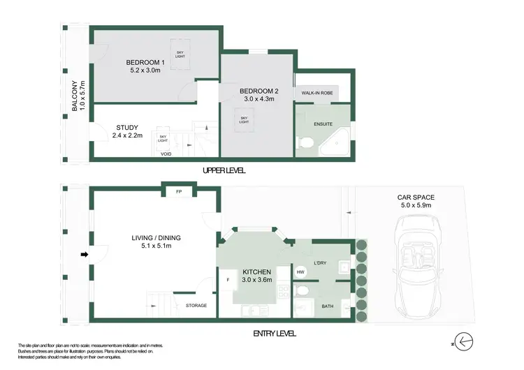 Floorplan of Homely terrace listing, 93 Birrell Street, Queens Park NSW 2022