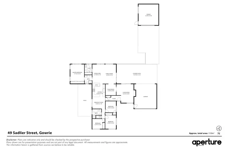 Floorplan of Homely house listing, 49 Sadlier Street, Gowrie ACT 2904