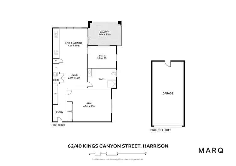 Floorplan of Homely apartment listing, 62/40 Kings Canyon Street, Harrison ACT 2914