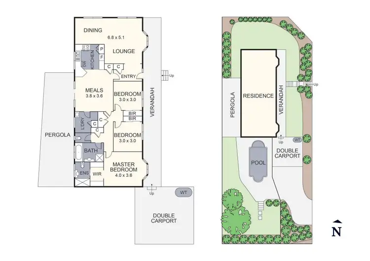 Floorplan of Homely house listing, 16 Wainewright Avenue, Mooroolbark VIC 3138