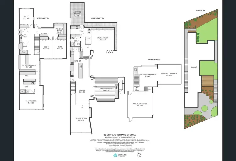 Floorplan of Homely house listing, 30 Orchard Terrace, St Lucia QLD 4067