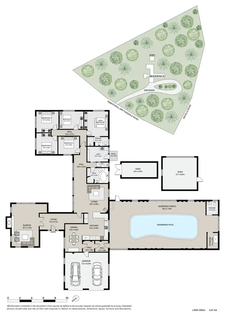 Floorplan of Homely house listing, 310 Sebastopol-Smythesdale Road, Ross Creek VIC 3351