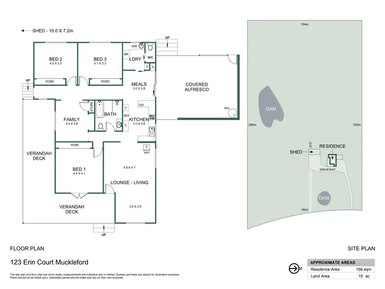 Floorplan of Homely house listing, 123 Erin Court, Muckleford VIC 3451