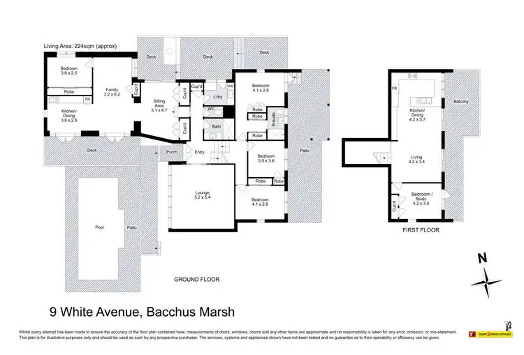 Floorplan of Homely house listing, 9 White Avenue, Bacchus Marsh VIC 3340
