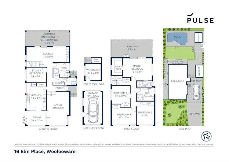 Floorplan of Homely house listing, 16 Elm Place, Woolooware NSW 2230