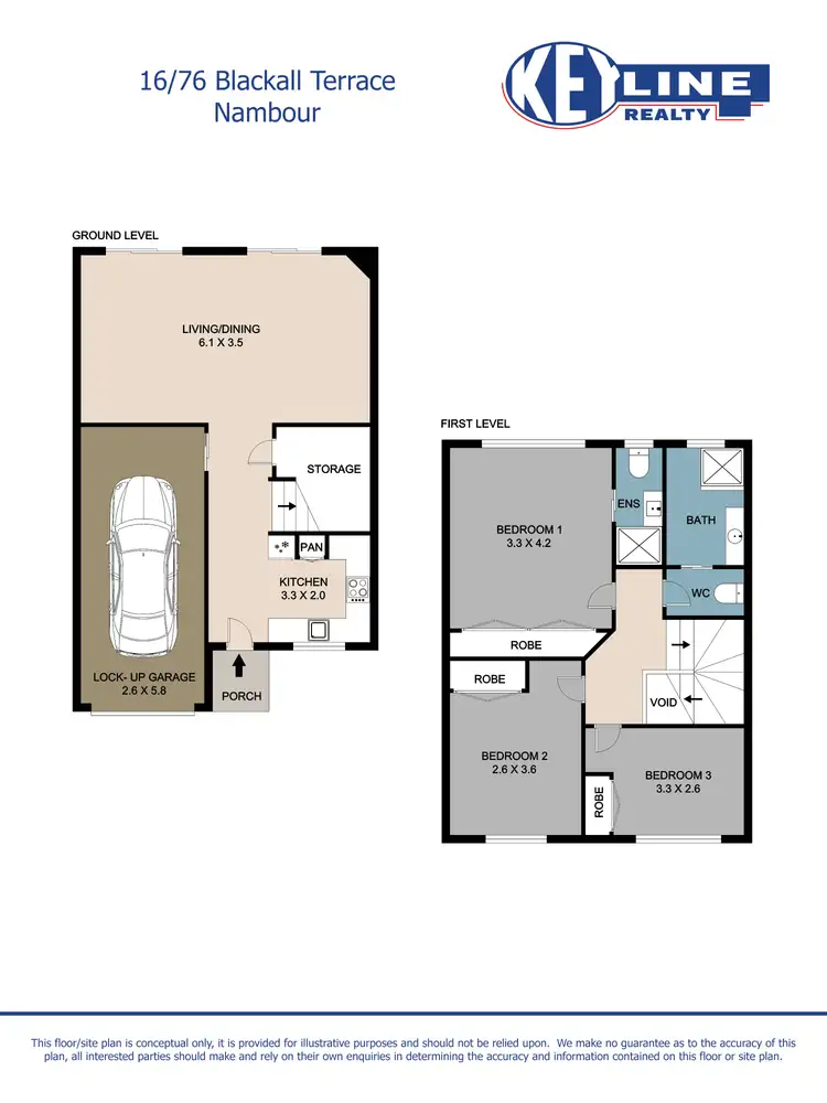 Floorplan of Homely townhouse listing, 16/76 Blackall Terrace, Nambour QLD 4560