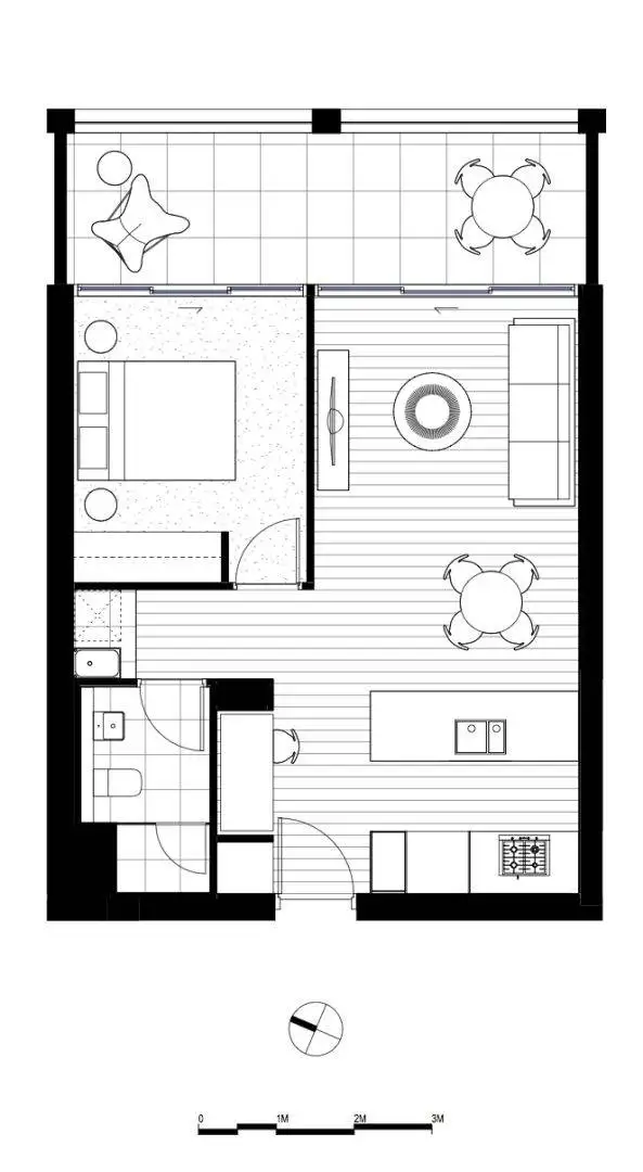 Floorplan of Homely apartment listing, 1214/1 Steam Mill Lane, Haymarket NSW 2000
