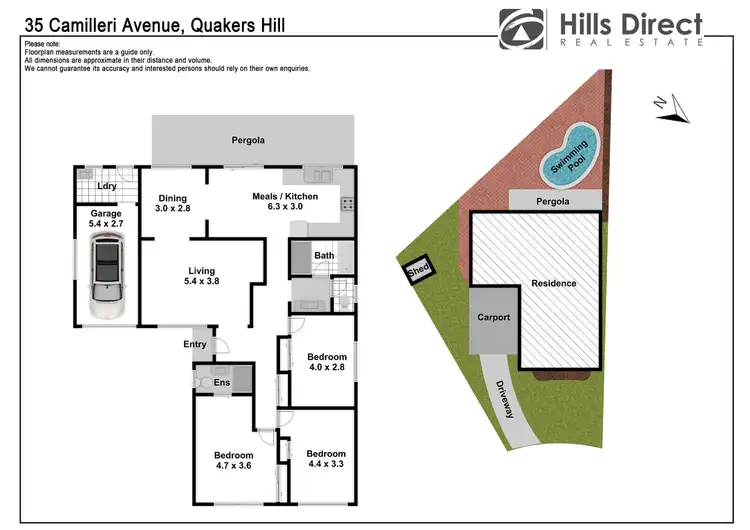 Floorplan of Homely house listing, 35 Camilleri Avenue, Quakers Hill NSW 2763