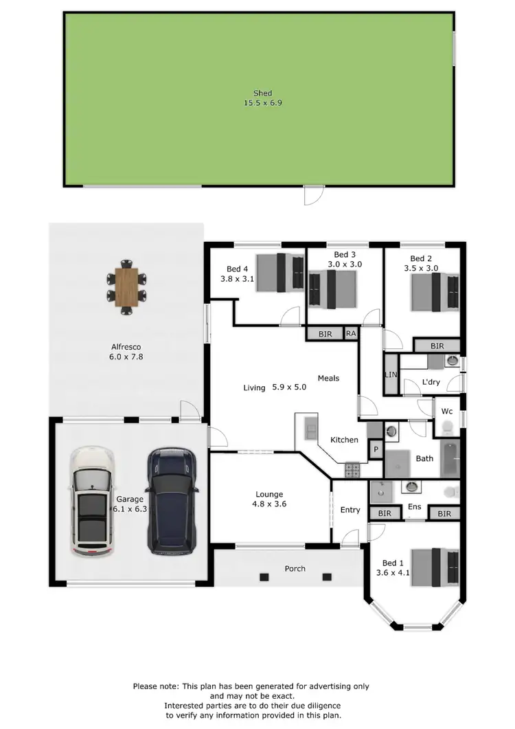 Floorplan of Homely house listing, 28 Birdie Street, West Wodonga VIC 3690